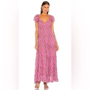 Saylor Kira Maxi Dress in Sangria